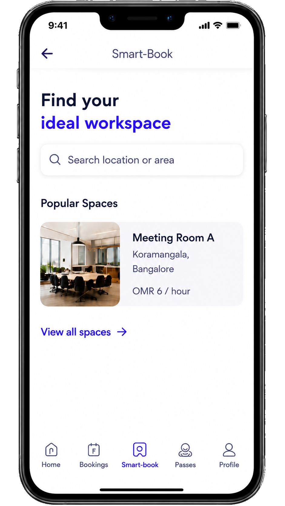Smart-Book Mobile Application Screen